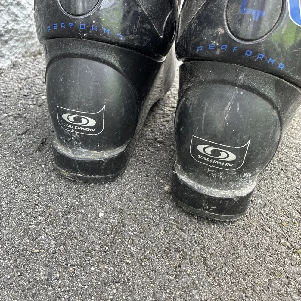 Salomon Performa Ski Boots Size 30 / US Men's 12.5 Black Silver Blue